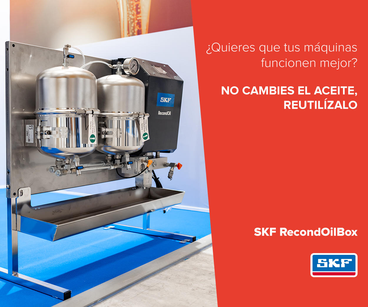 Recond oil banner SKF